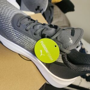 Puma Gray Fusion Foam golf Sneakers